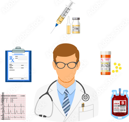 Medical concept with doctor