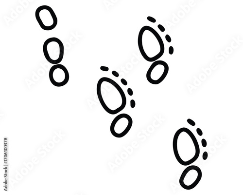 A collection of black and white numbers in a repeating circle pattern, forming a unique art concept for business and finance