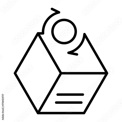 ProcessingVector Line Icon Design