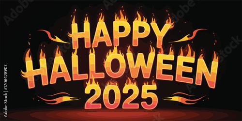 Fiery Halloween 2025 Greetings