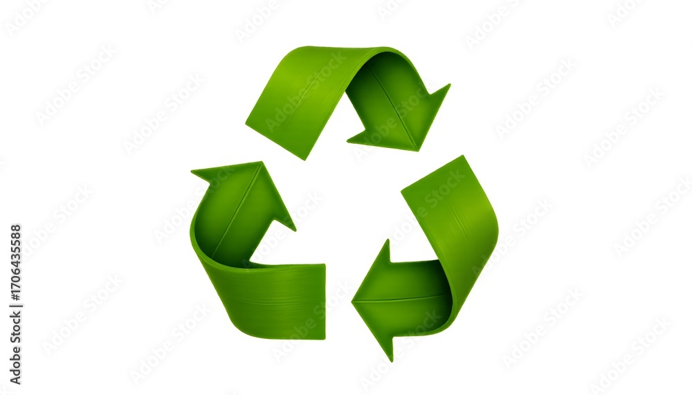 Obraz premium green recycle symbol