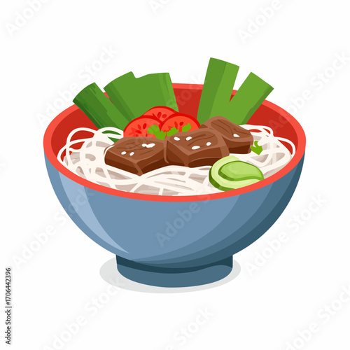 Bowl mit Rindfleisch