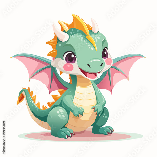 Niedlicher kleiner Drache