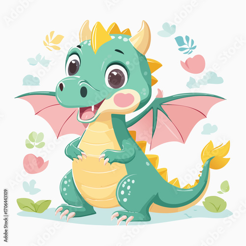 Niedlicher kleiner Drache