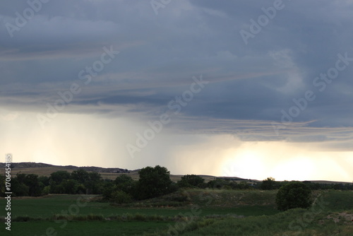storm approaching in the distance