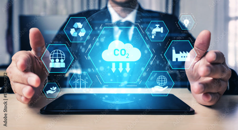 custom made wallpaper toronto digitalCarbon reduction at the center of sustainable strategies, including renewable energy, recycling, clean water, innovation, global responsibility, and eco-friendly industry Vouch