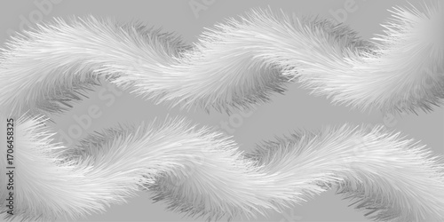 Soft and fluffy white bird feather with a delicate texture on a black background, perfect for a subtle and elegant design. pink, plume, color, boa, decoration, softness, pattern, purple, blue, flower