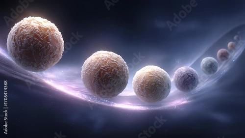 Cellular Universe Nebula Roaming Journey