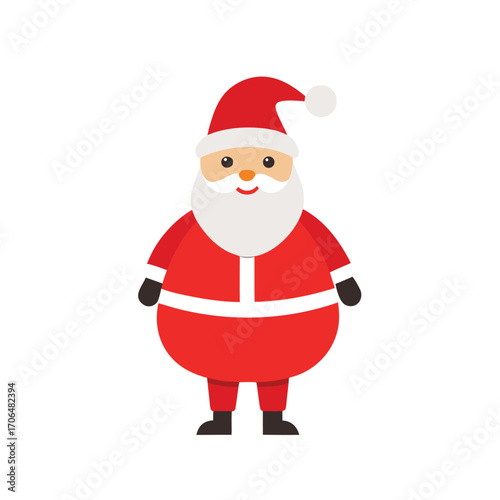 santa claus isolated on white background