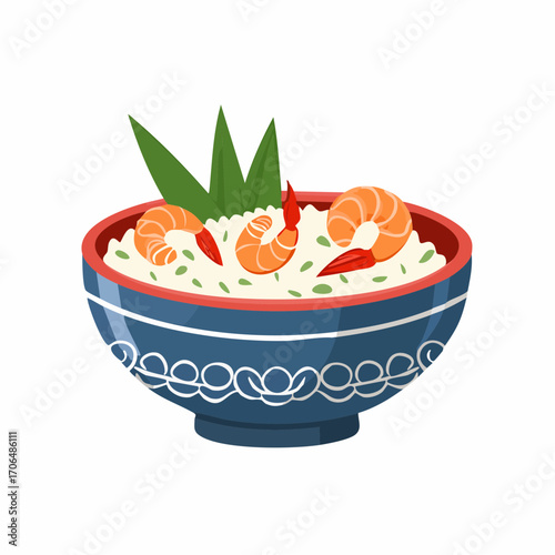 Bowl mit Garnelen