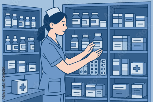 20250914_0107_Nurse Organizing Medicines_simple_compose_01k527gx5dftavkyf3ssc009t2 .eps