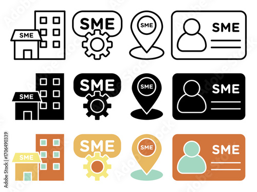 SME icon set