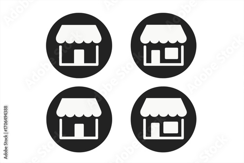 Markets and Shops: Icon Set