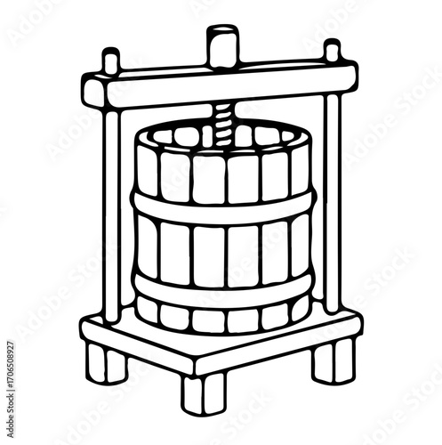oil barrel isolated on white illustration svg vector