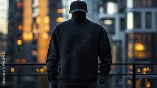 sweater with cap generative ai