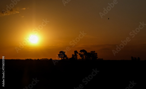 Beautiful sunsets in rural towns