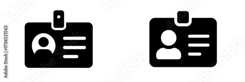Identification cards for personal and professional use featuring basic information and profile pictures