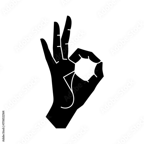 Shuni Mudra hand gesture symbolizing approval and mindfulness