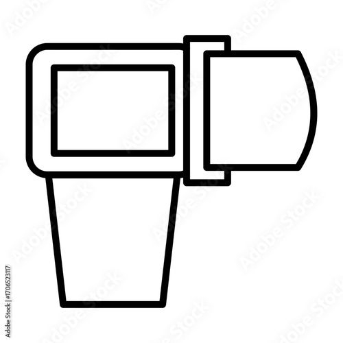 Machinevector line icon design