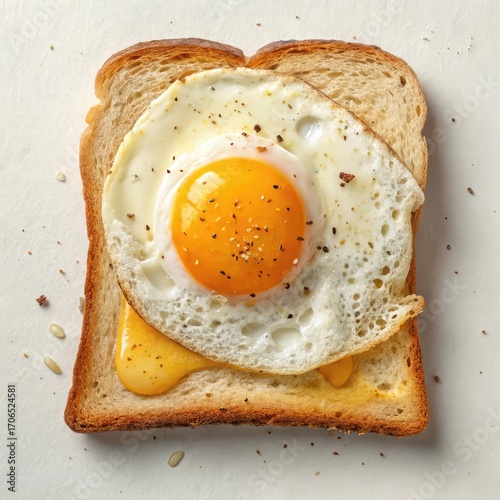fried egg on toast
