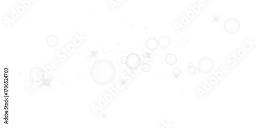 Soft shining stardust bubbles and glitter abstract festive background PNG.