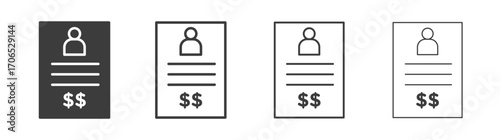 Wanted icon style illustration. EPS 10 file