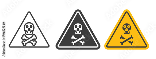 Toxic sign style illustration. EPS 10 file