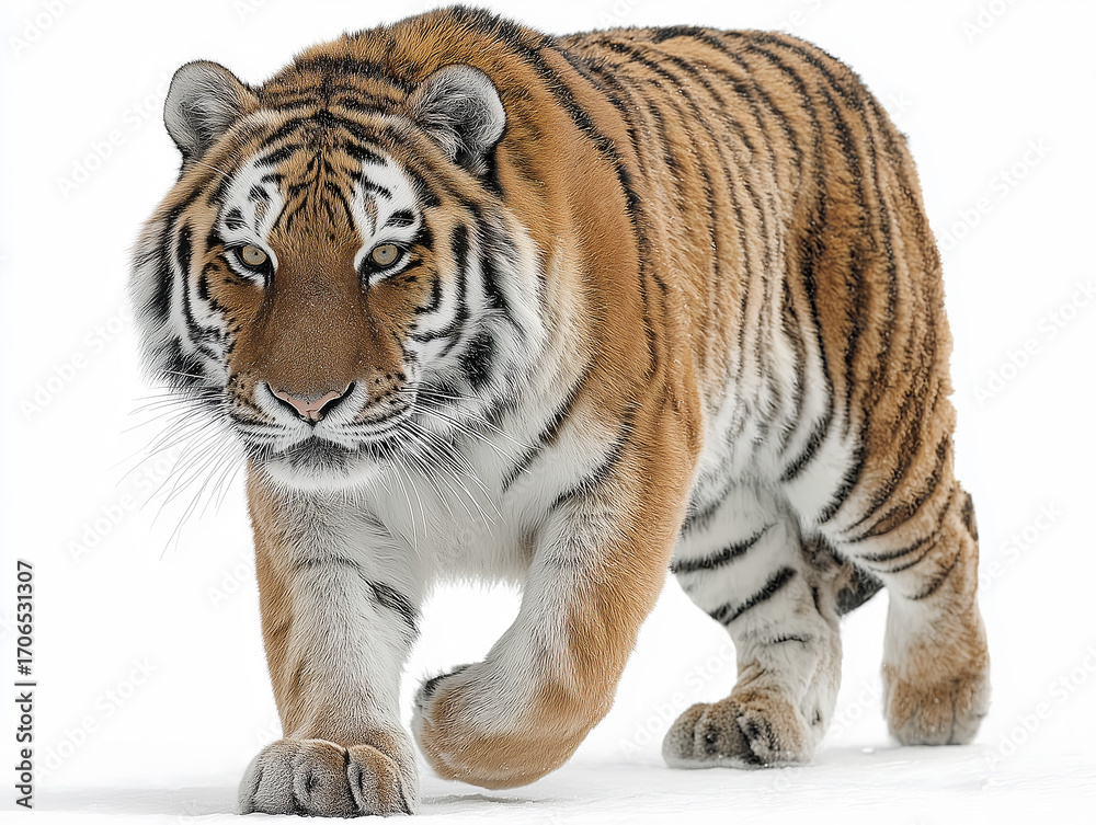 Obraz premium tiger isolated on white