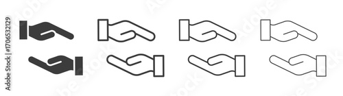 Forgiveness icon style illustration. EPS 10 file
