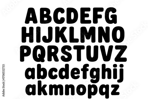 Bold black letters displayed in a clear layout on a white background for educational purposes
