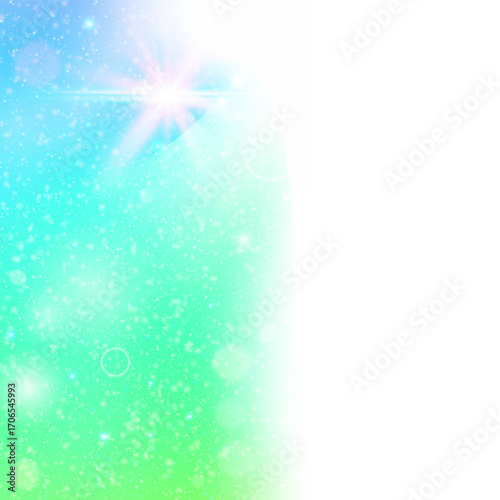 Unicorn Background. Green Kawaii Pattern. Princess Invitation. Holographic Colorful Mesh. Yellow Galaxy Gradient. Blue Cosmic Hologram. Fairy Backdrop. Cute Unicorn Background.