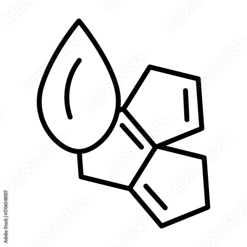Saturated Fatvector line icon design
