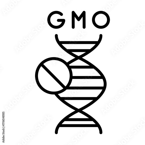 GMO Freevector line icon design