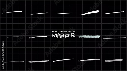 handdraw motion <marker>