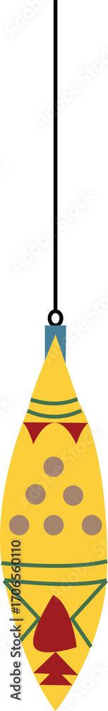 Fototapeta premium Christmas ball decorative element