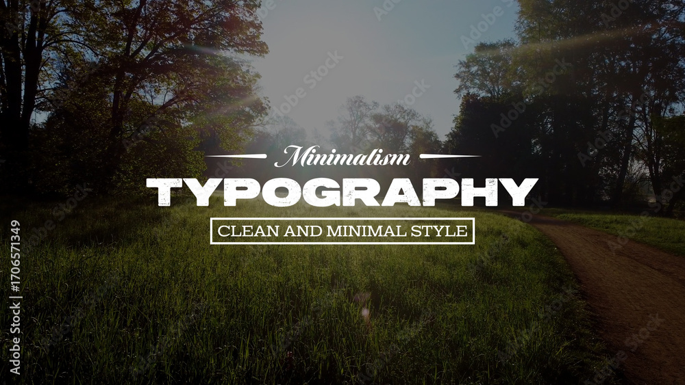 Simplicity Text Minimalism Typography | Clean and Minimal Style Text Animation Stock ...
