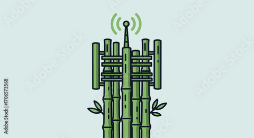 Bamboo innovation a nature inspired telecommunications tower for sustainable connectivity of the