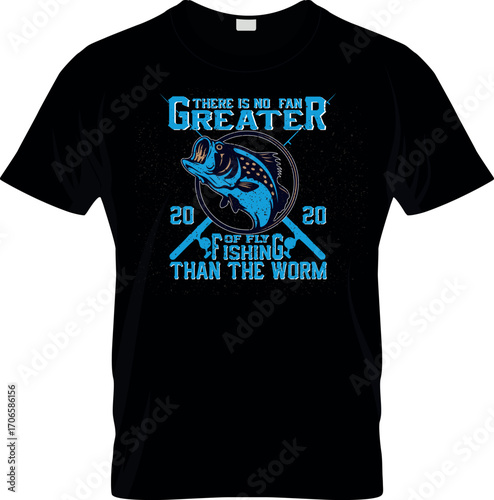 There Is No Fan Greater Than Ffly Fishing T shirt Vector Design