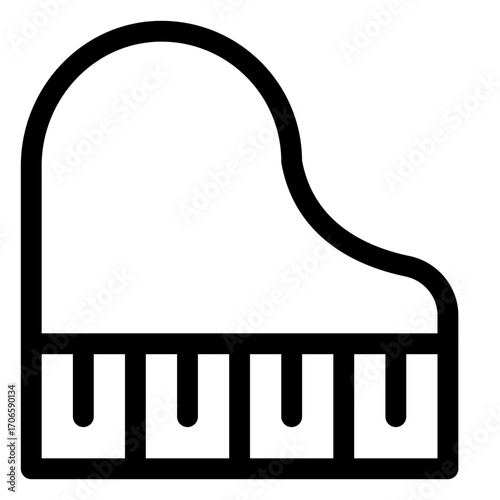 Grand Piano Music Icon