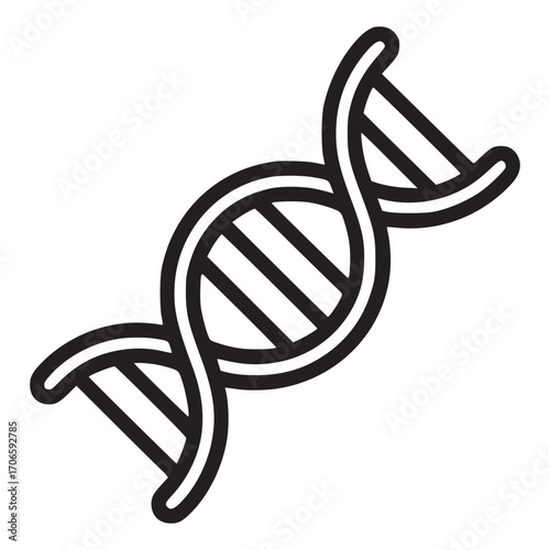 Illustration of a dna strand, representing genetics, heredity, and the blueprint of life, ideal for scientific publications and educational resources
