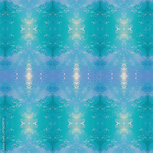 Ocean-inspired abstract pattern with glowing light effects, creating a serene and calming digital art background.