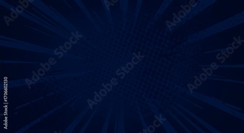 Halftone abstract background in navy blue tones