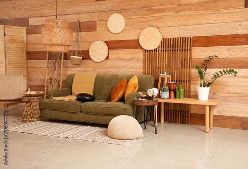 Interior of living room wit...