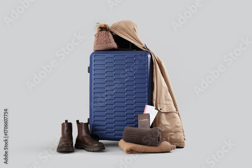 Suitcase with winter access...