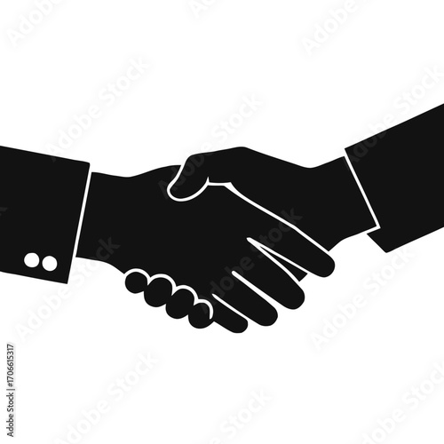 Two hands shaking in agreement