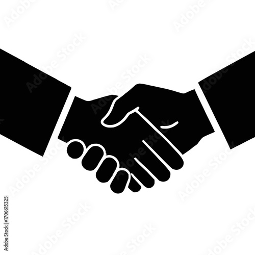 Two hands shaking in agreement