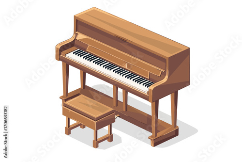 piano isolated
