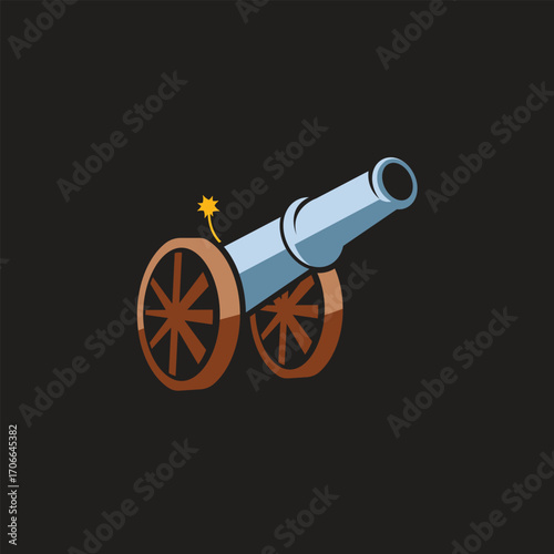 cannon abstract logo modern style