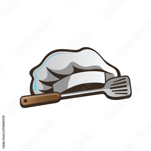 chef cook abstract logo modern style