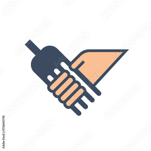 chef cook abstract logo modern style